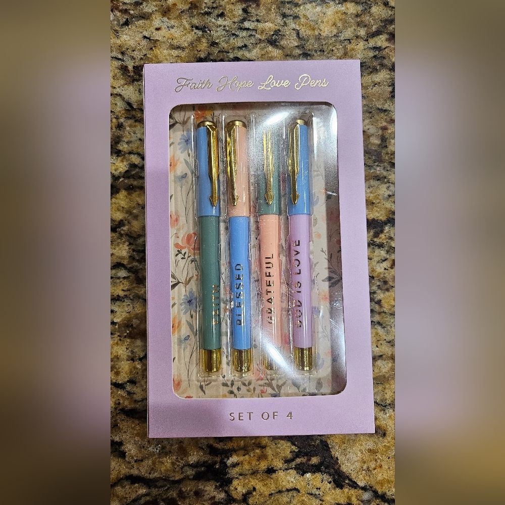 Faith Hope Love Pen Set